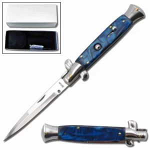 Boxed Blue Stiletto Knife product image