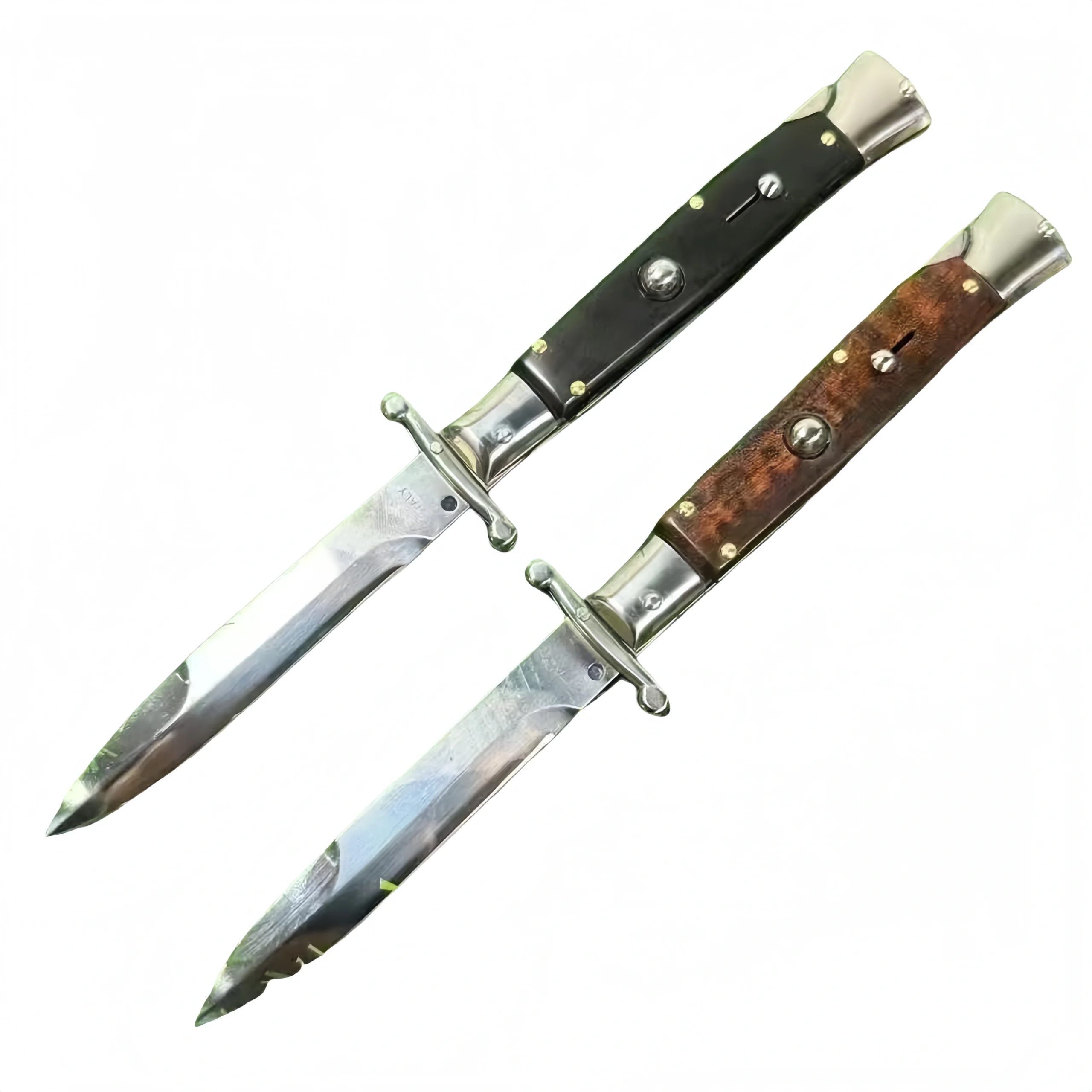 Italian Stiletto Knife - Horn Look Finish product image