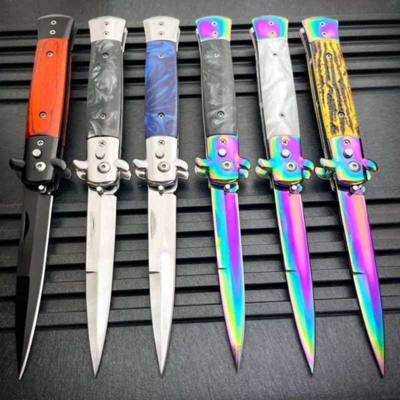 Classic-Stiletto-Switch-Blade-New.webp Italian Stiletto Knife - Collector Finish 75 product image