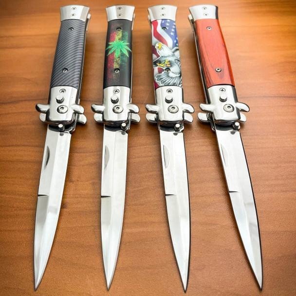 Classic-Stiletto-Switch-Blade.jpg Italian Stiletto Knife - Collector Finish 76 product image