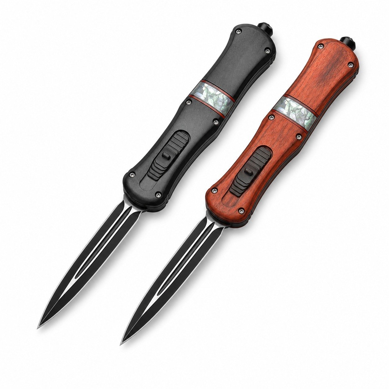 49623-main-white-clean.jpg Butterfly A019 Double-edged OTF OTF Knife