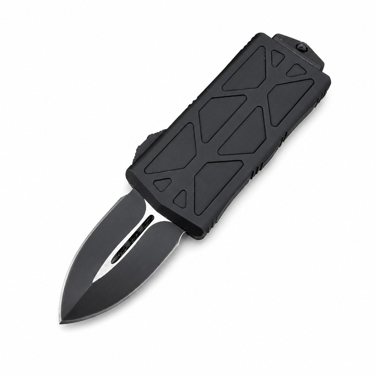 49755-main-white-clean.jpg Zinc-handled Microtech Bighead Flying Fish OTF Knife