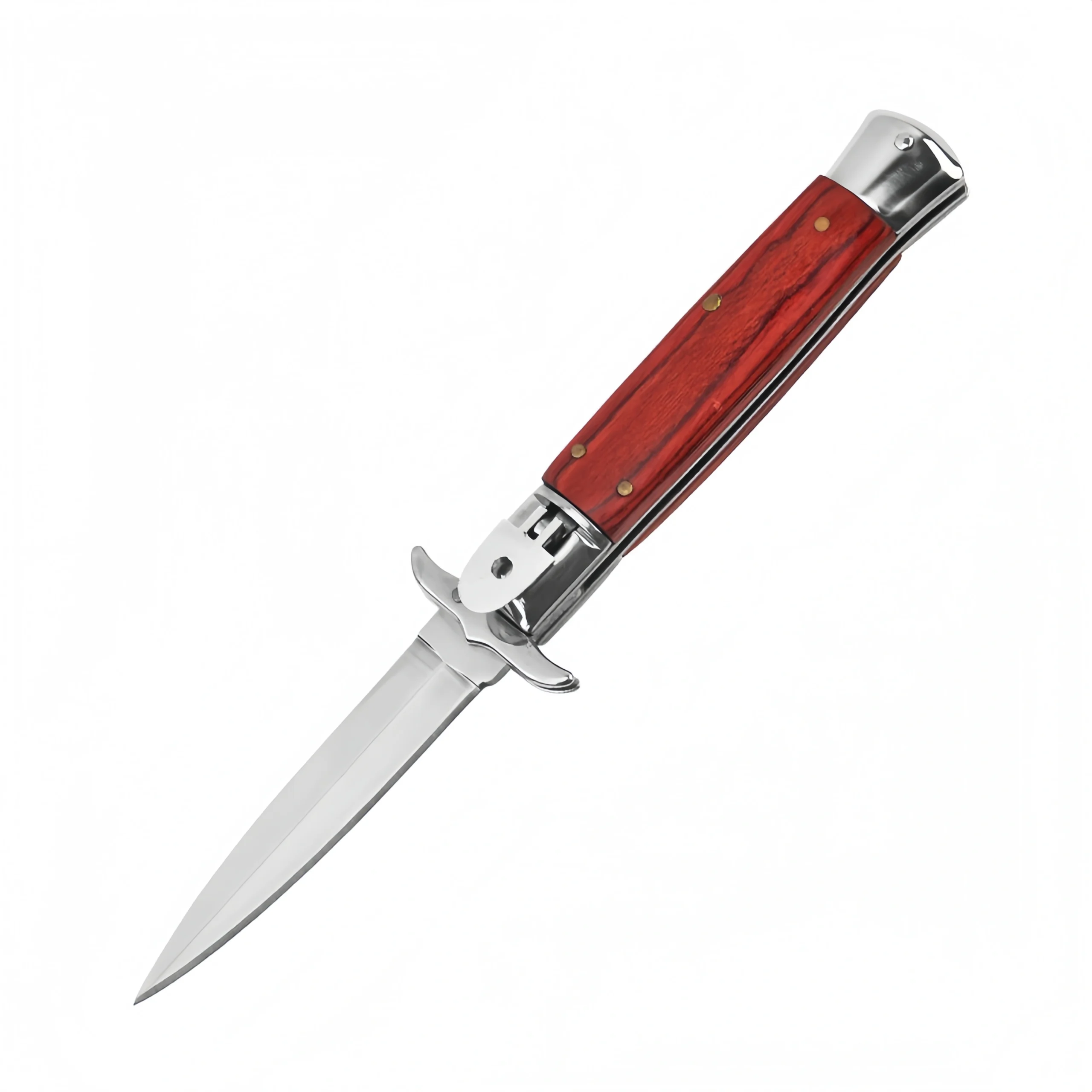 O1CN01hL8PKz1zdbOJmbhG9_2220574796737-0-cib-scaled-1.webp Classic Italian Stiletto Knife – Automatic Flick Knife with Red Wood Handle